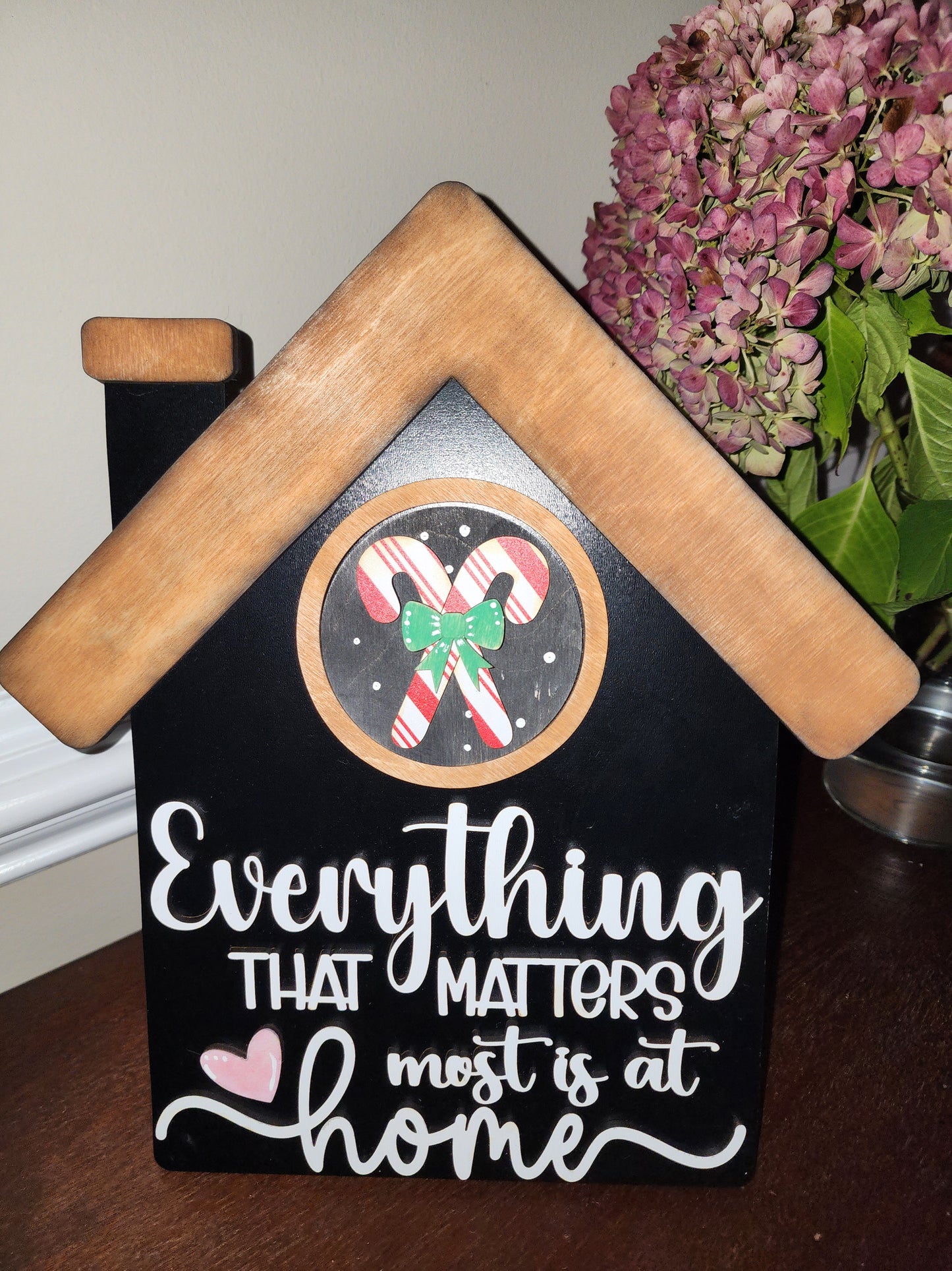Everything That Matters Is at Home | Handmade Interchangeable Farmhouse Sign