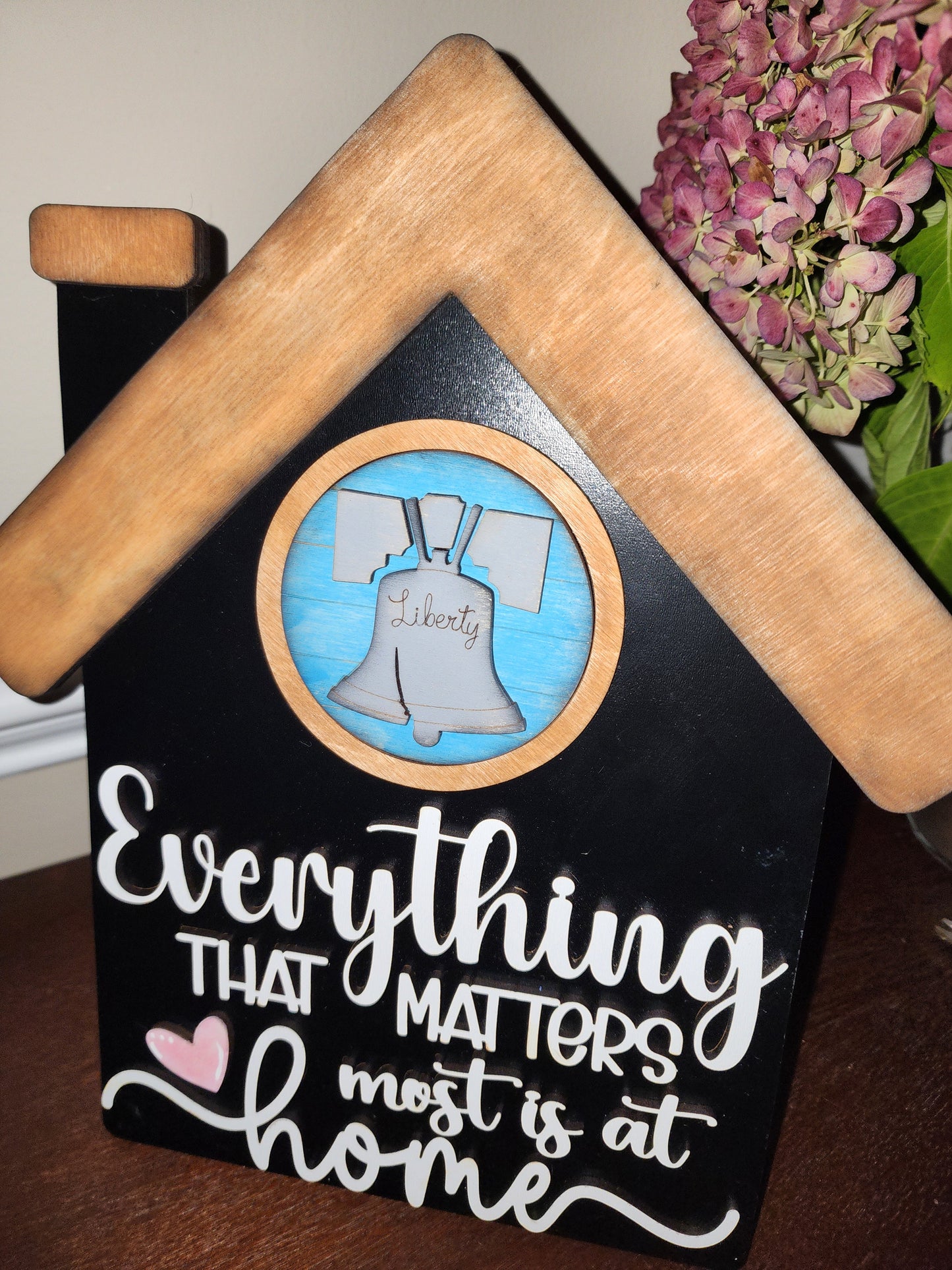 Everything That Matters Is at Home | Handmade Interchangeable Farmhouse Sign