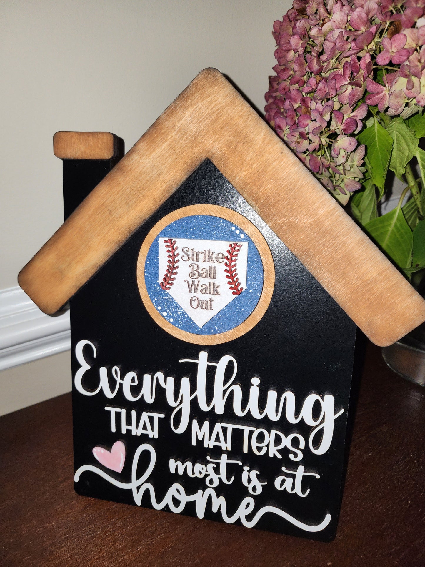 Everything That Matters Is at Home | Handmade Interchangeable Farmhouse Sign