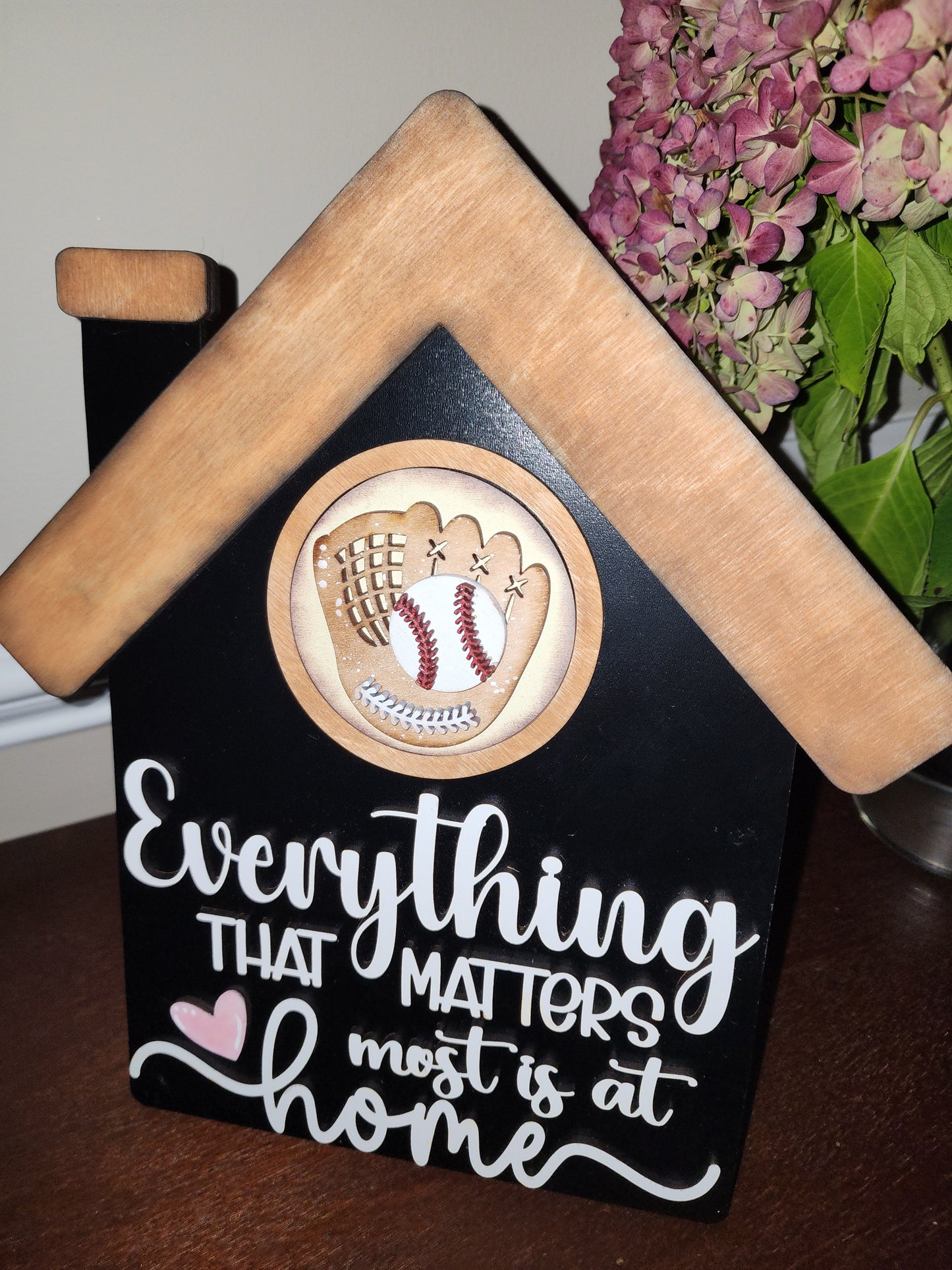 Everything That Matters Is at Home | Handmade Interchangeable Farmhouse Sign