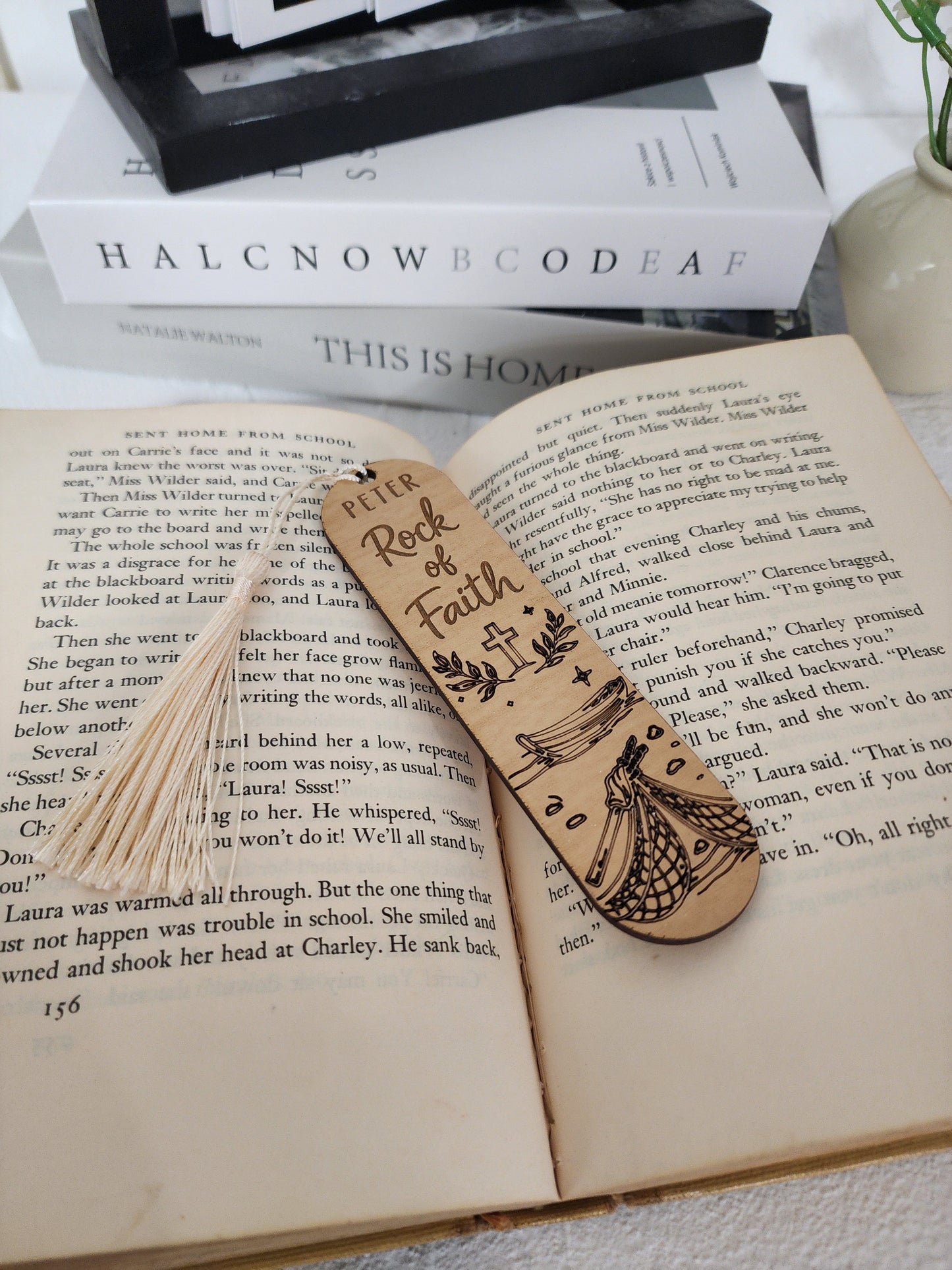 Men of the Bible Laser Engraved Wood Bookmark