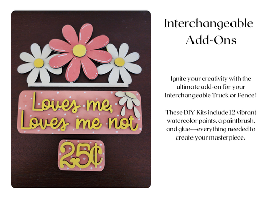 Interchangeable Truck/Fence Add-Ons