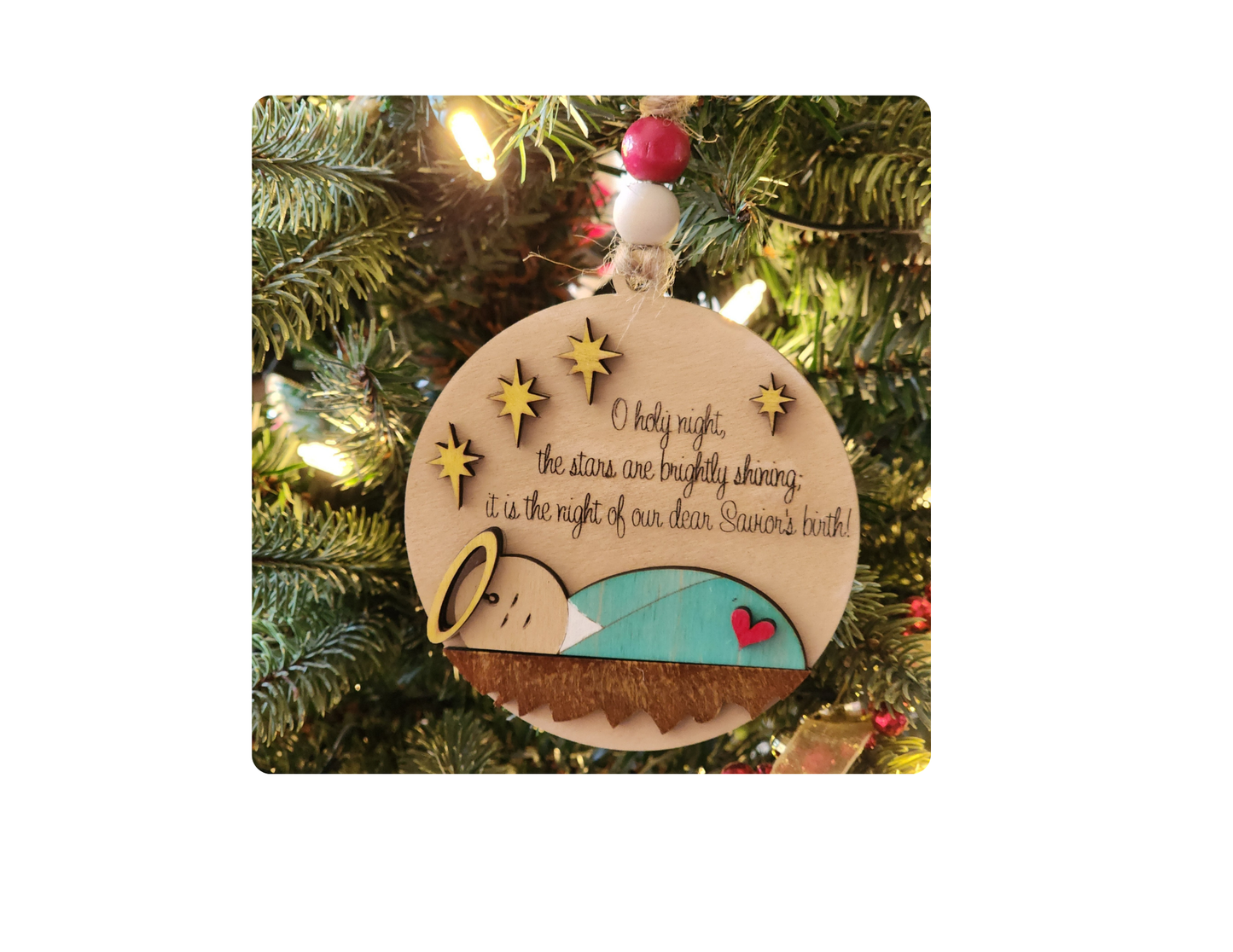 DIY "Reason for the Season" Christmas Ornaments