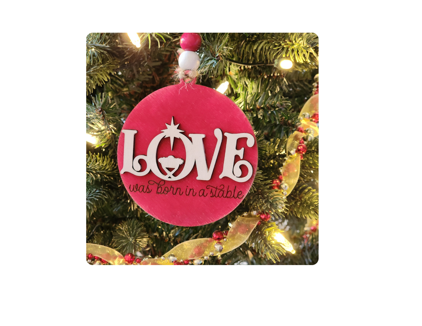 DIY "Reason for the Season" Christmas Ornaments