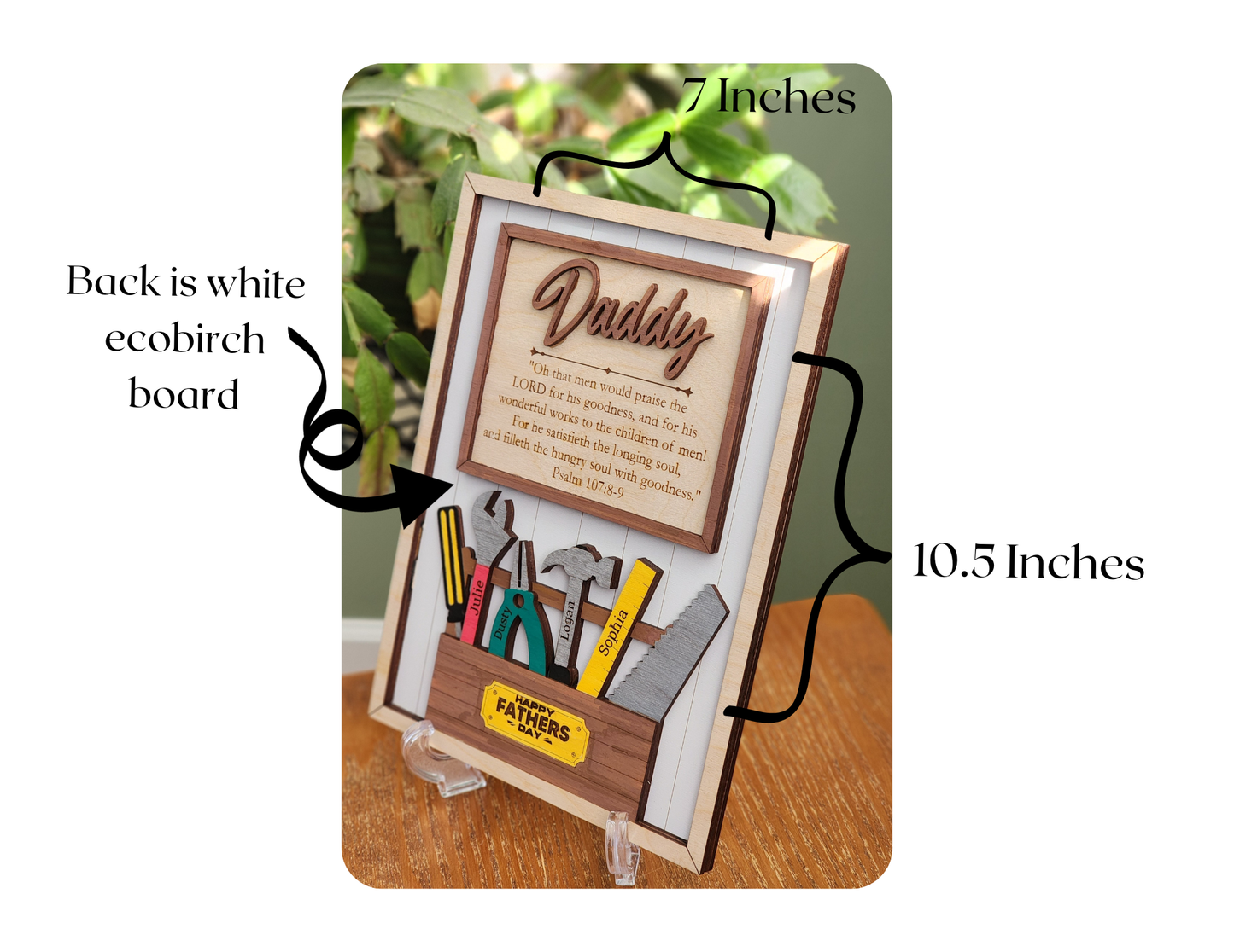 Dad's Tool Box Sign