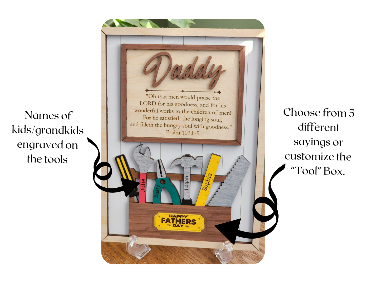 Dad's Tool Box Sign