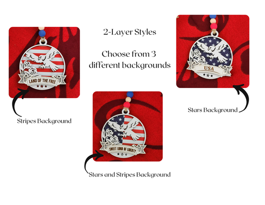 Patriotic Eagle Ornament