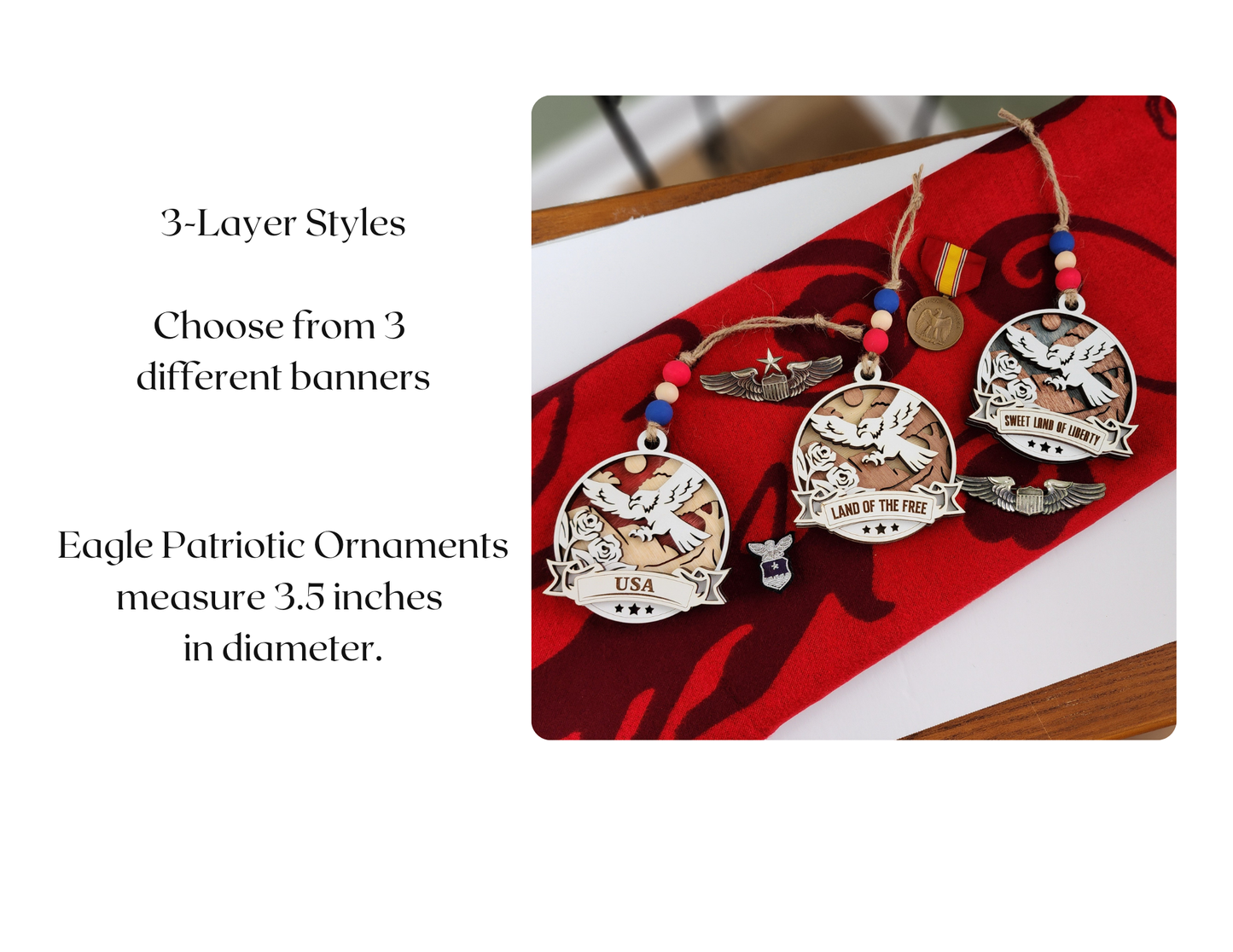 Patriotic Eagle Ornament