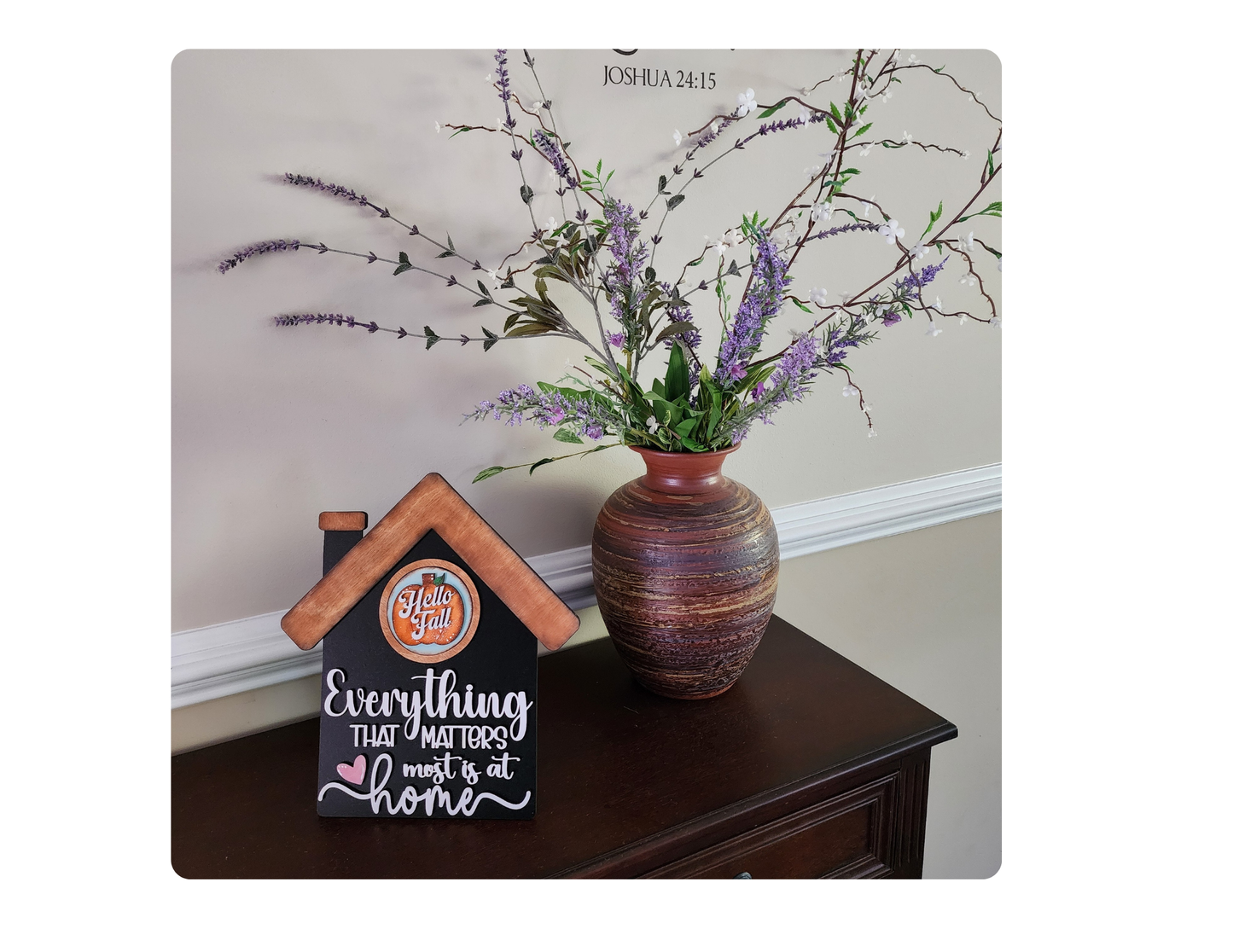 Everything That Matters Is at Home | Handmade Interchangeable Farmhouse Sign