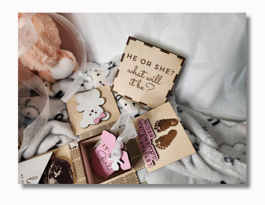Gender Reveal Keepsake Box