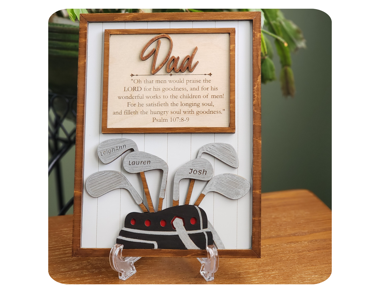 Golf Wooden Sign