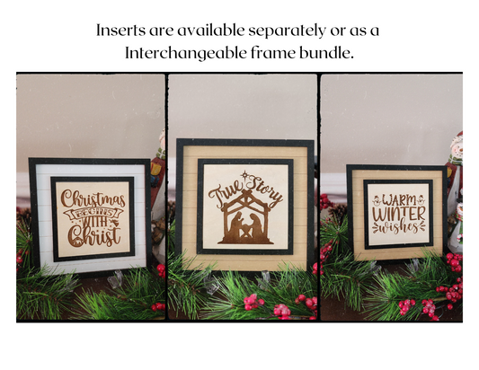 Interchangeable Inserts - Christ in Christmas