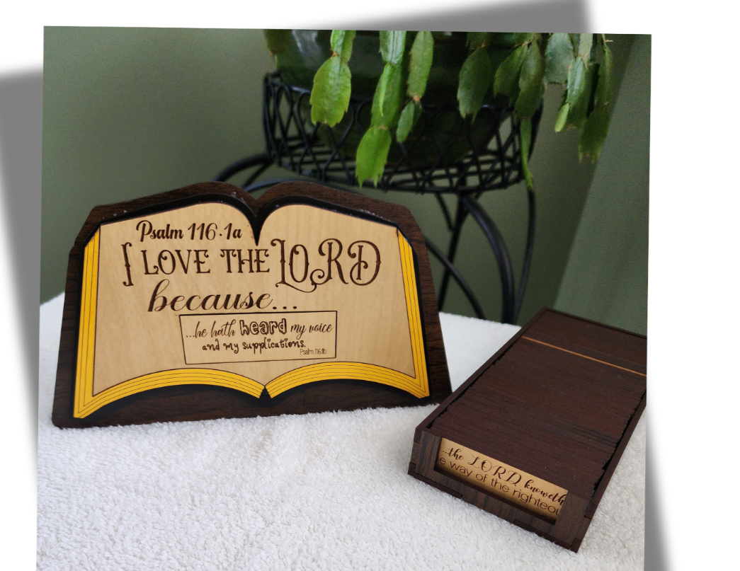 "I Love the Lord because..." 52- Verse Scripture Set