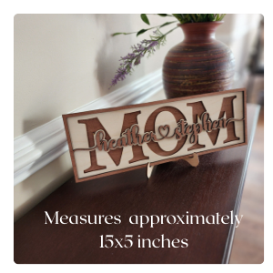 Customized Mothers Day Wooden Sign
