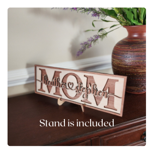Customized Mothers Day Wooden Sign