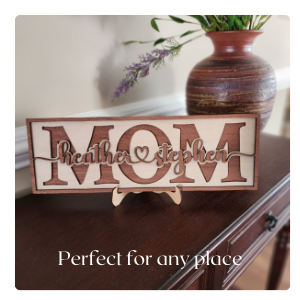 Customized Mothers Day Wooden Sign