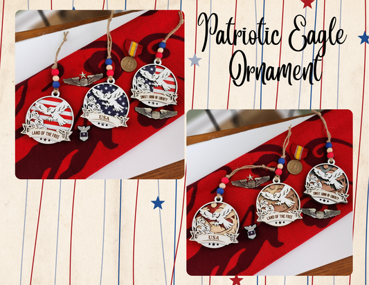 Patriotic Eagle Ornament