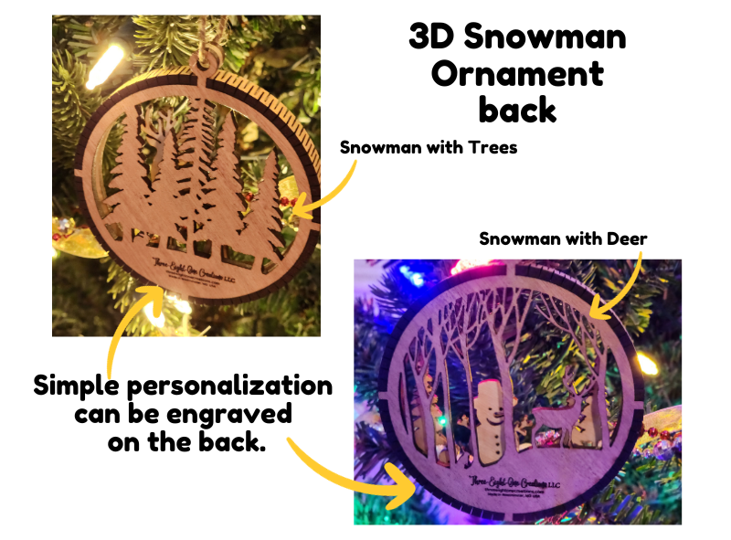 Winter Scene Ornaments