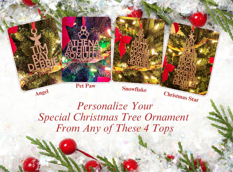 Family Names Christmas Ornament