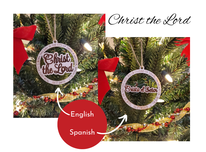 Names of Our Saviour Christmas Ornaments