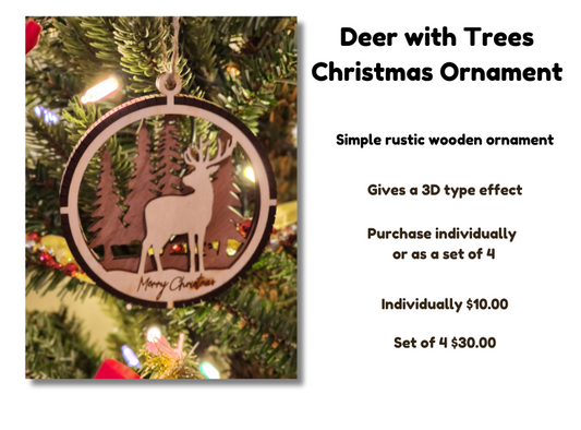 Winter Scene Ornaments