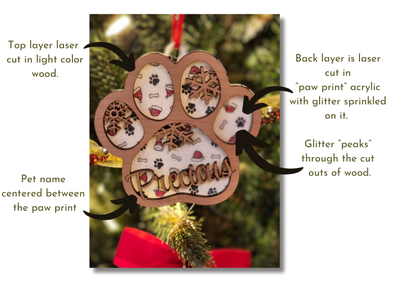 Personalized Pet Christmas Ornament
