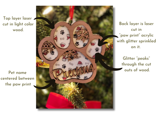 Personalized Pet Christmas Ornament