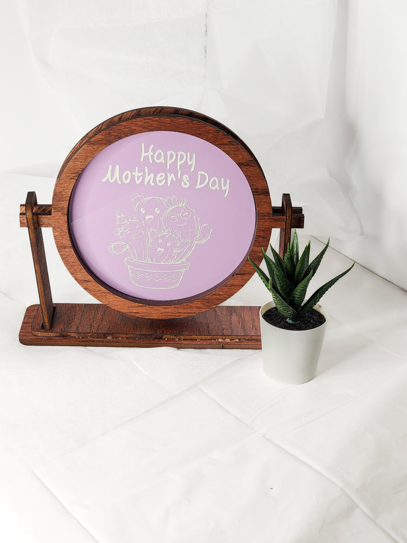 Mother's Day Cactus Family Insert