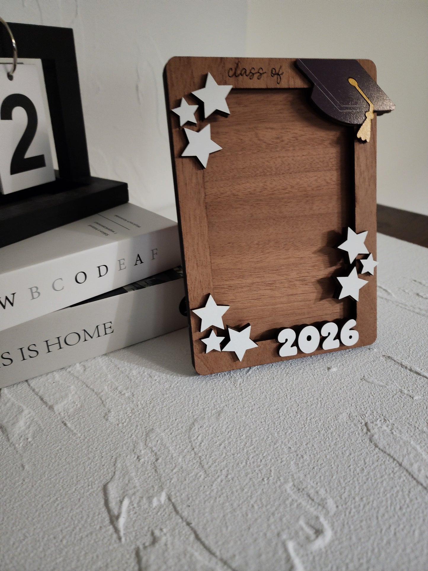 Graduation Photo Frame – Class of 2026 Wooden Picture Frame
