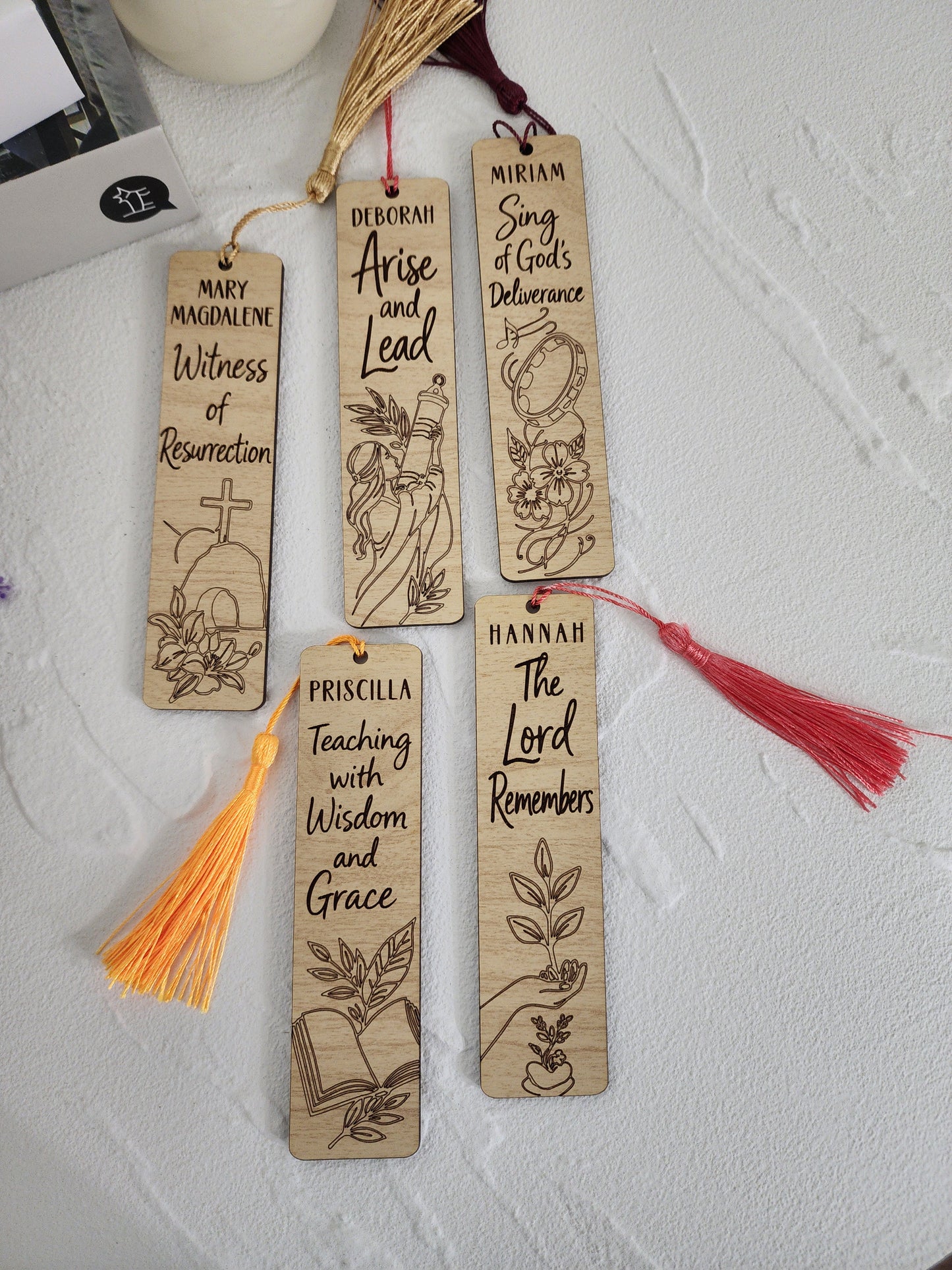 Bible Character Bookmarks for Women