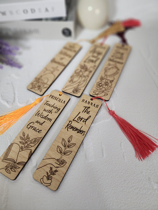 Bible Character Bookmarks for Women