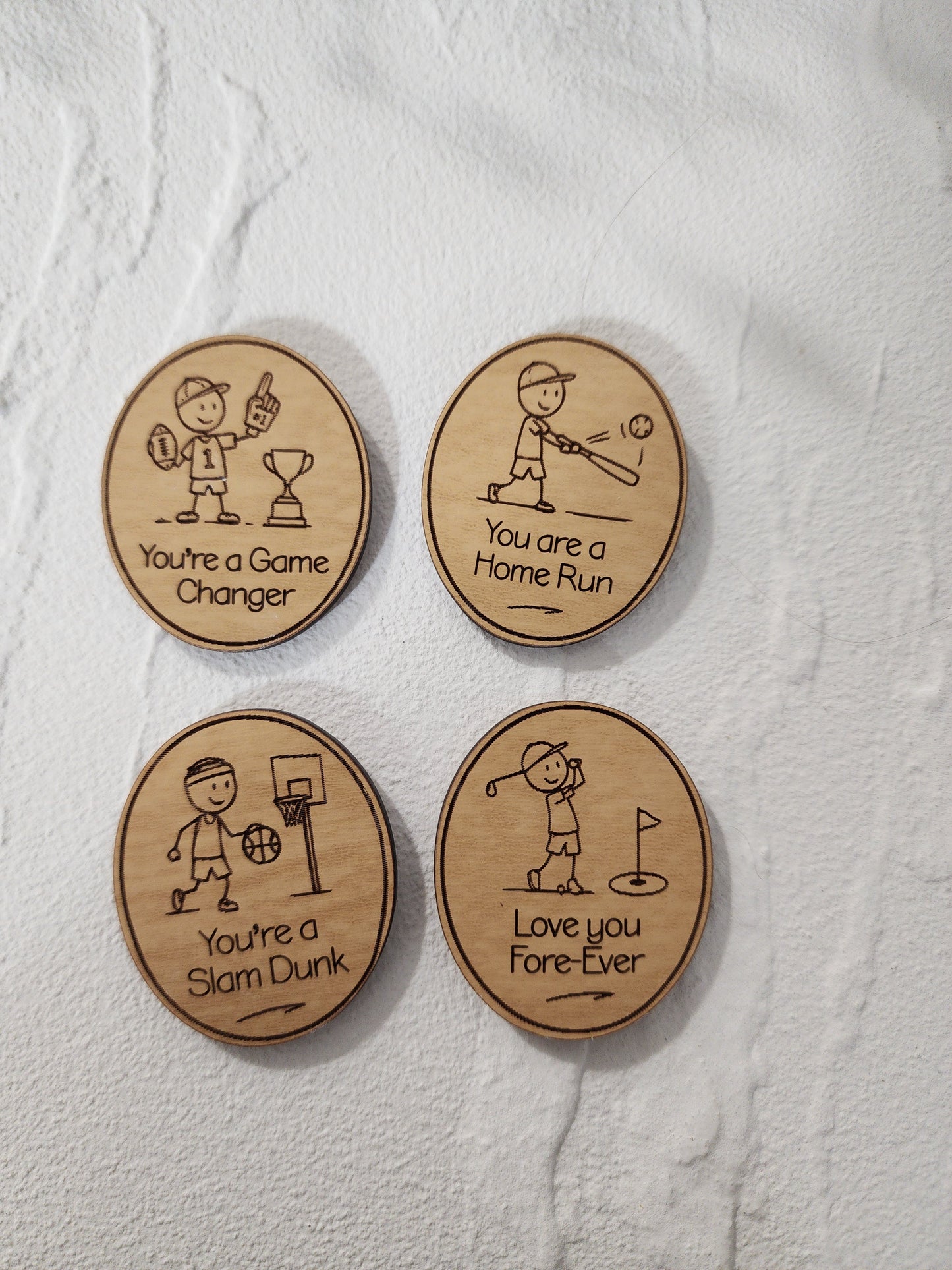 Dad Joke Magnets – Funny Laser Engraved Wooden Magnets