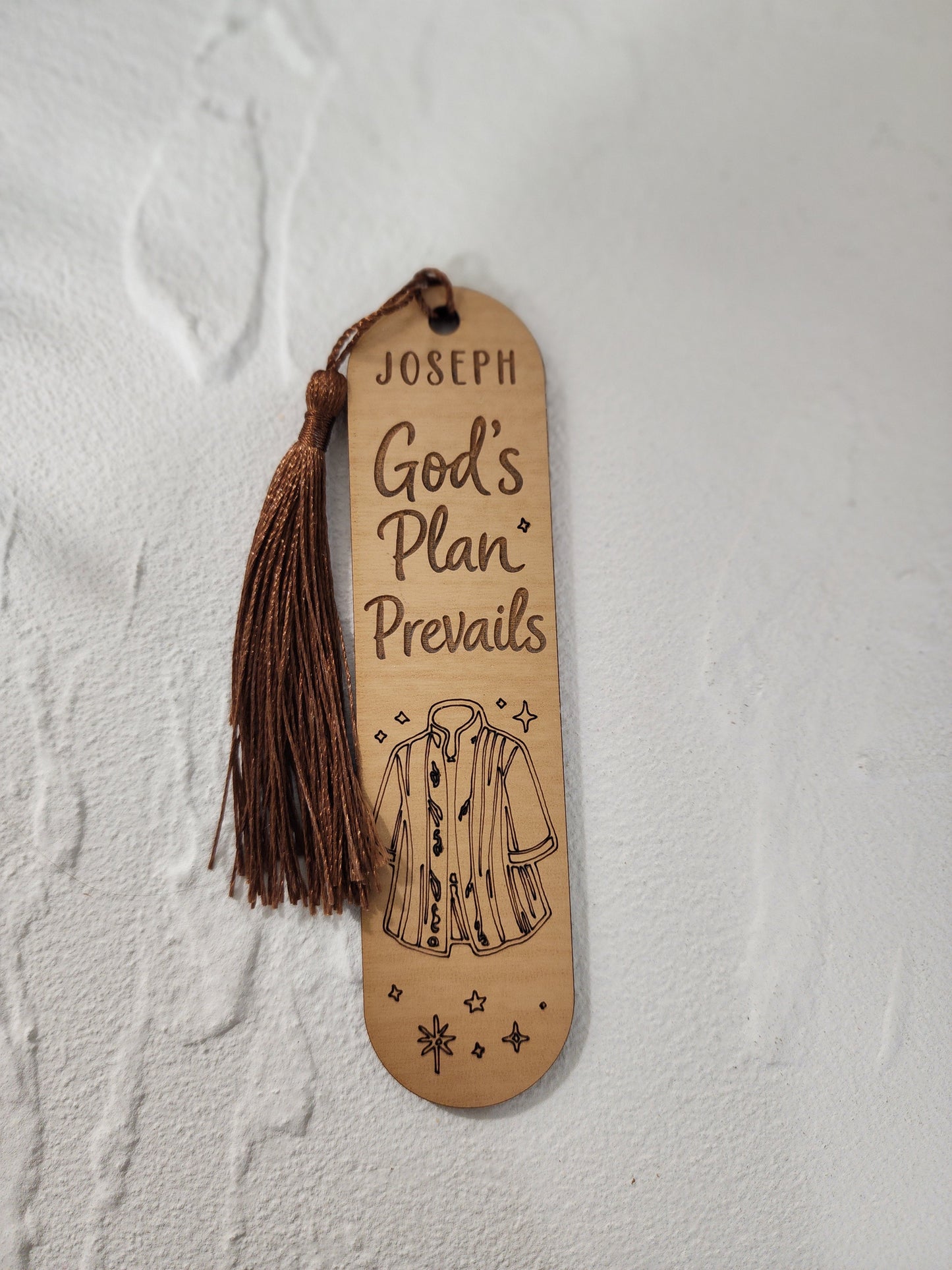 Men of the Bible Laser Engraved Wood Bookmark