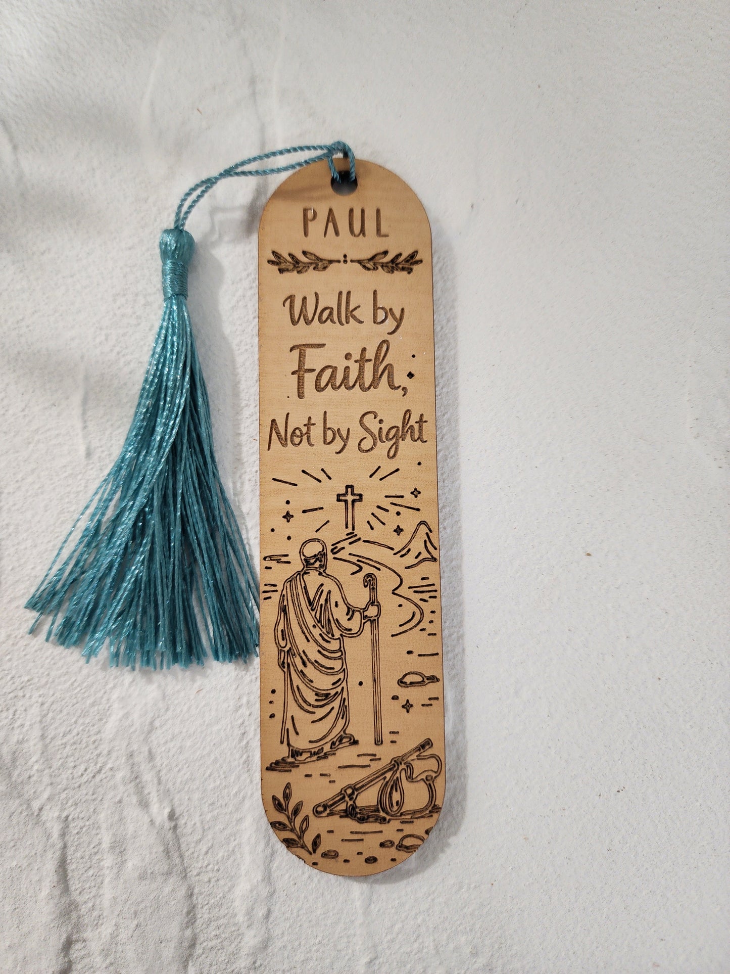 Men of the Bible Laser Engraved Wood Bookmark