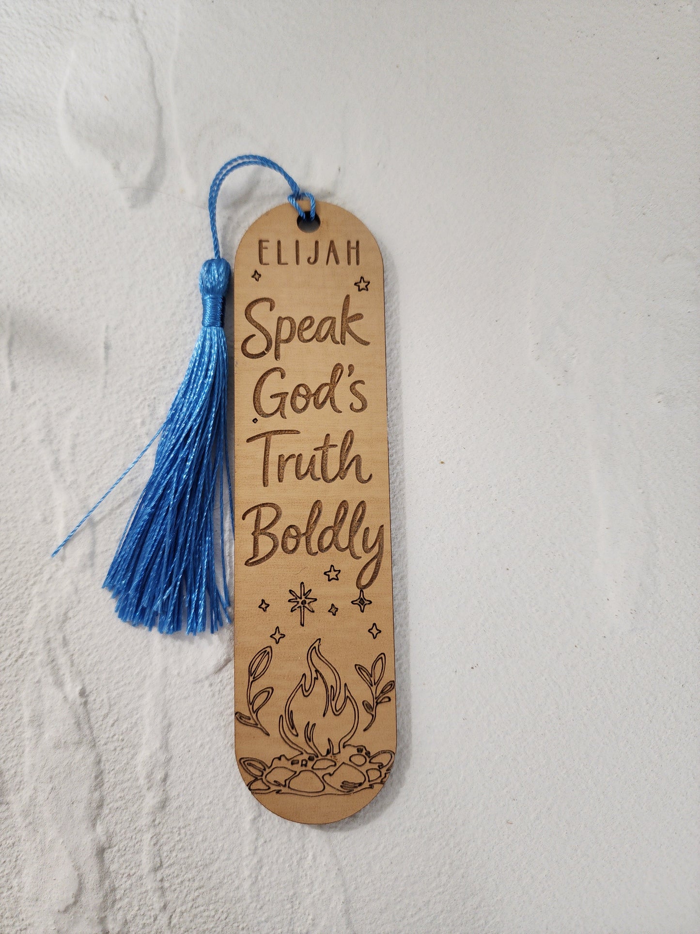 Men of the Bible Laser Engraved Wood Bookmark