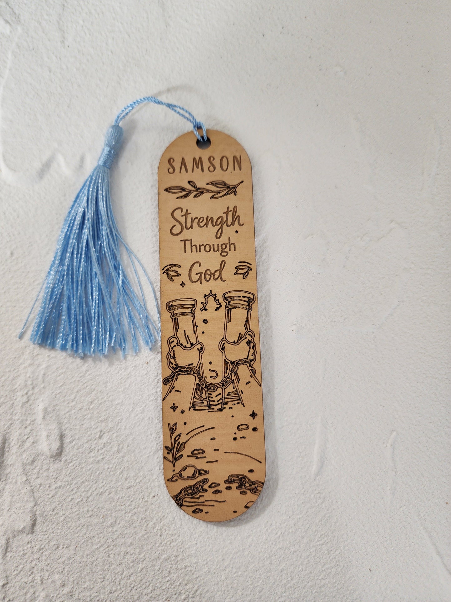 Men of the Bible Laser Engraved Wood Bookmark