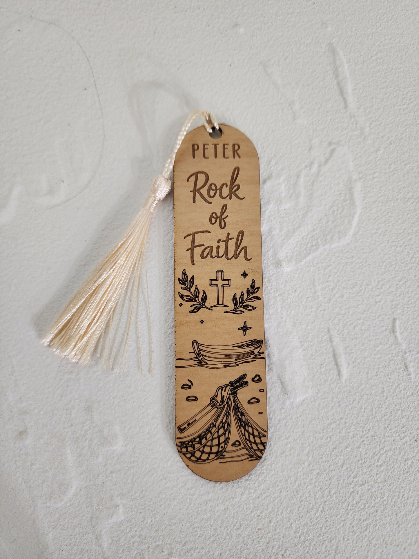 Men of the Bible Laser Engraved Wood Bookmark