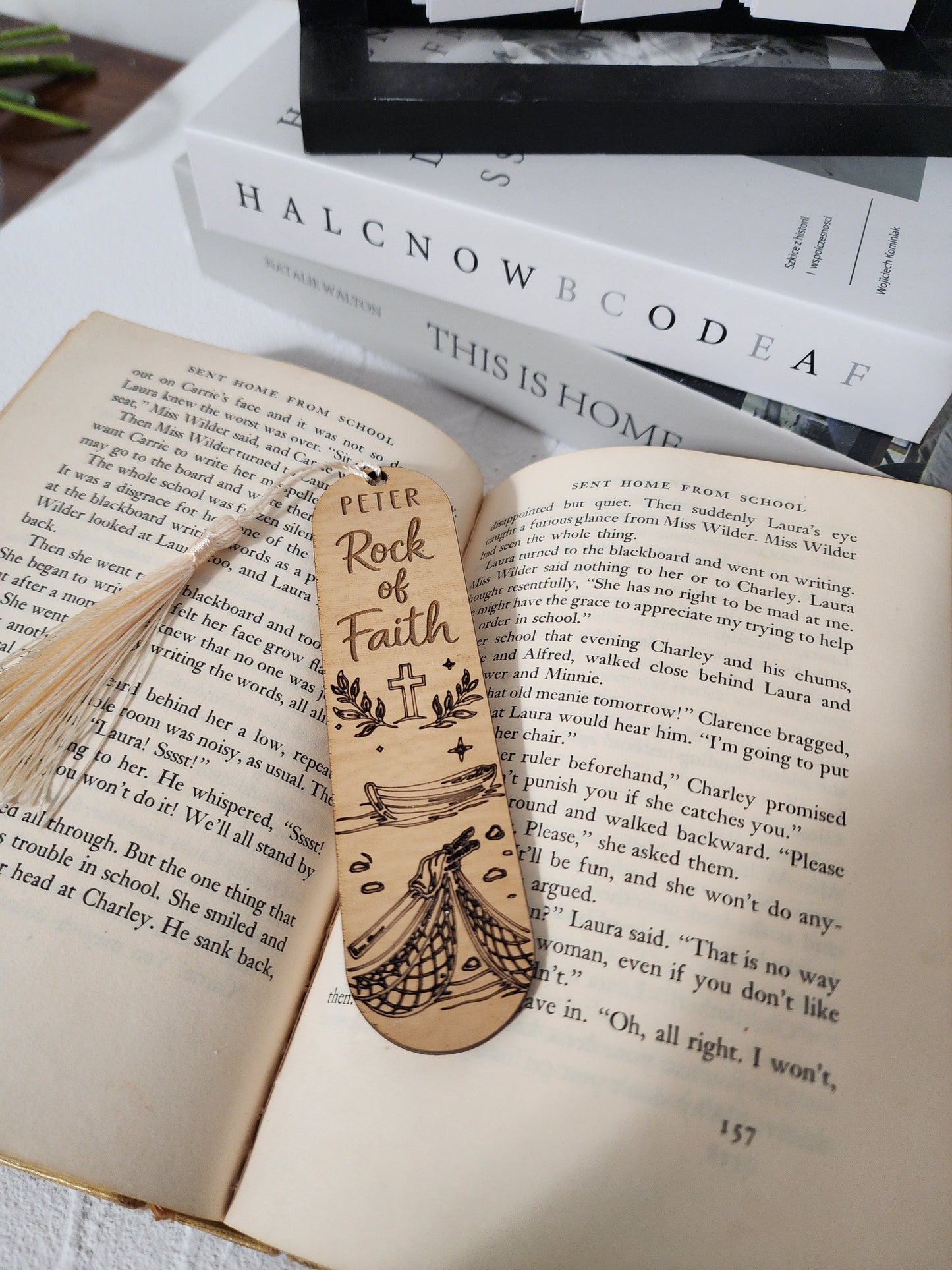 Men of the Bible Laser Engraved Wood Bookmark
