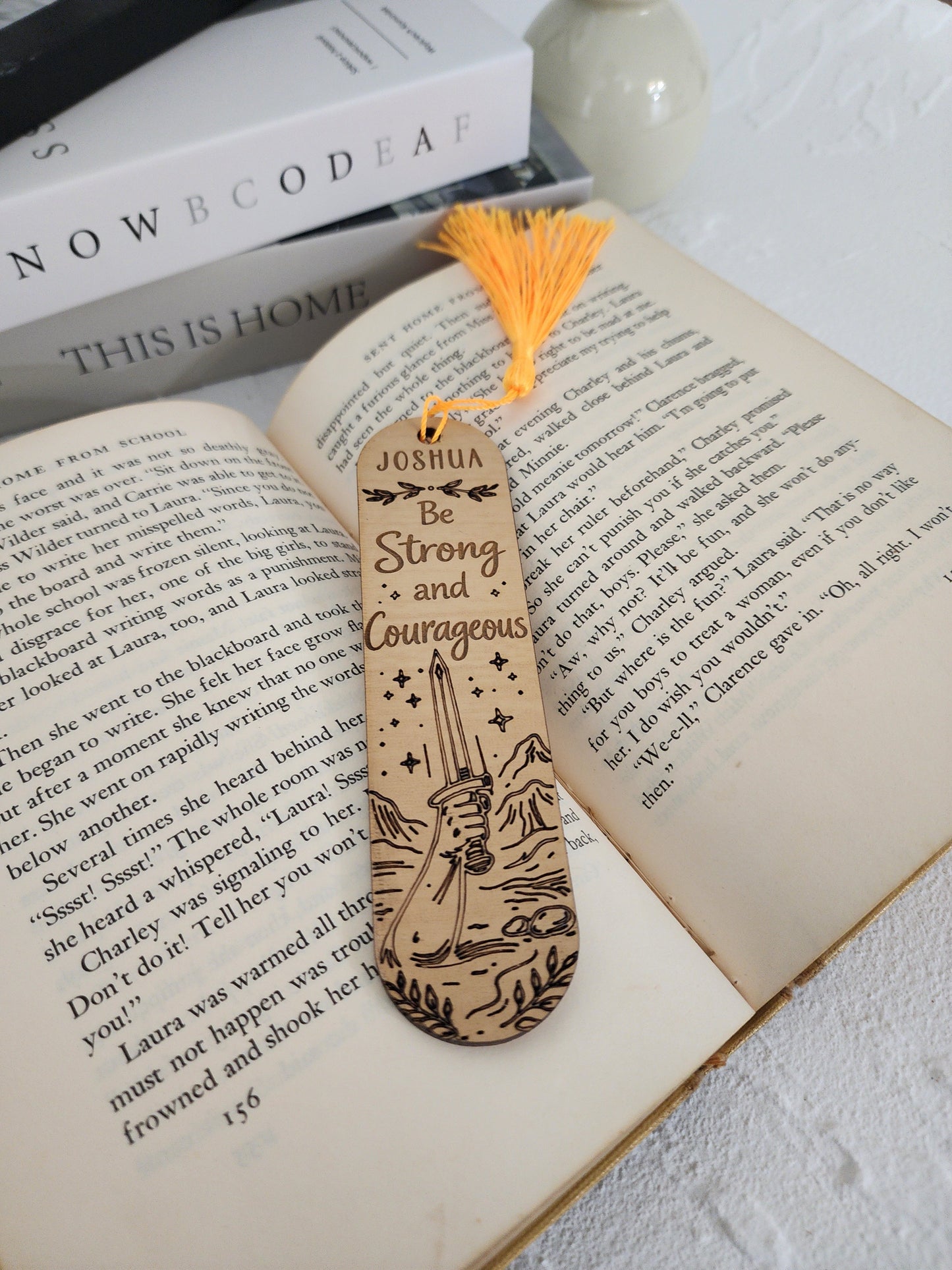 Men of the Bible Laser Engraved Wood Bookmark