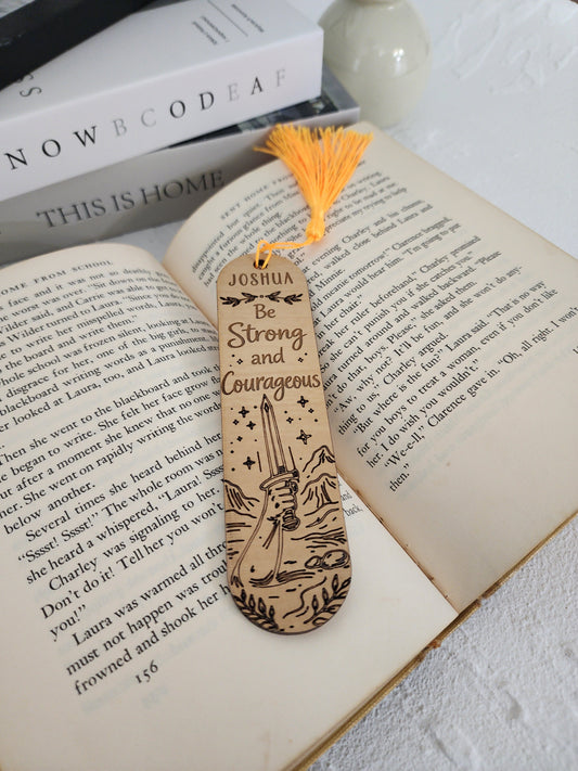 Men of the Bible Laser Engraved Wood Bookmark