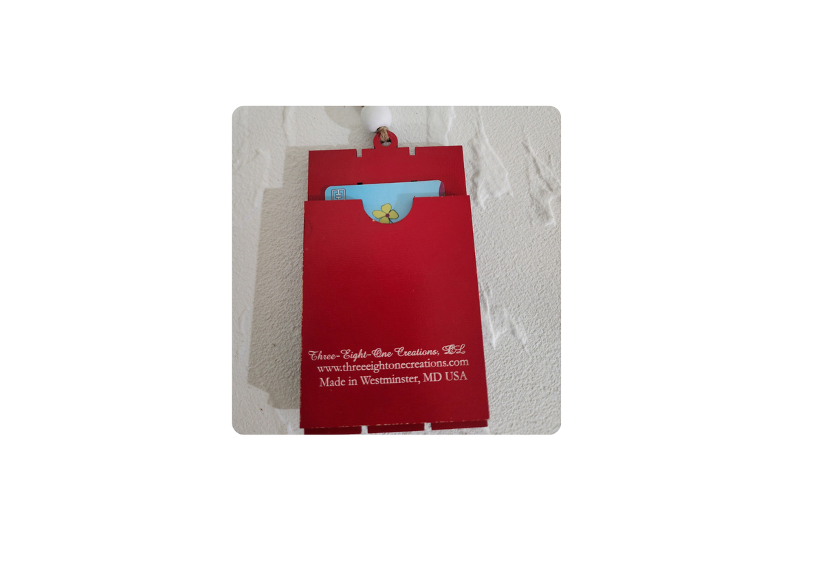 Best Teacher Ever Gift Card Holder Ornament