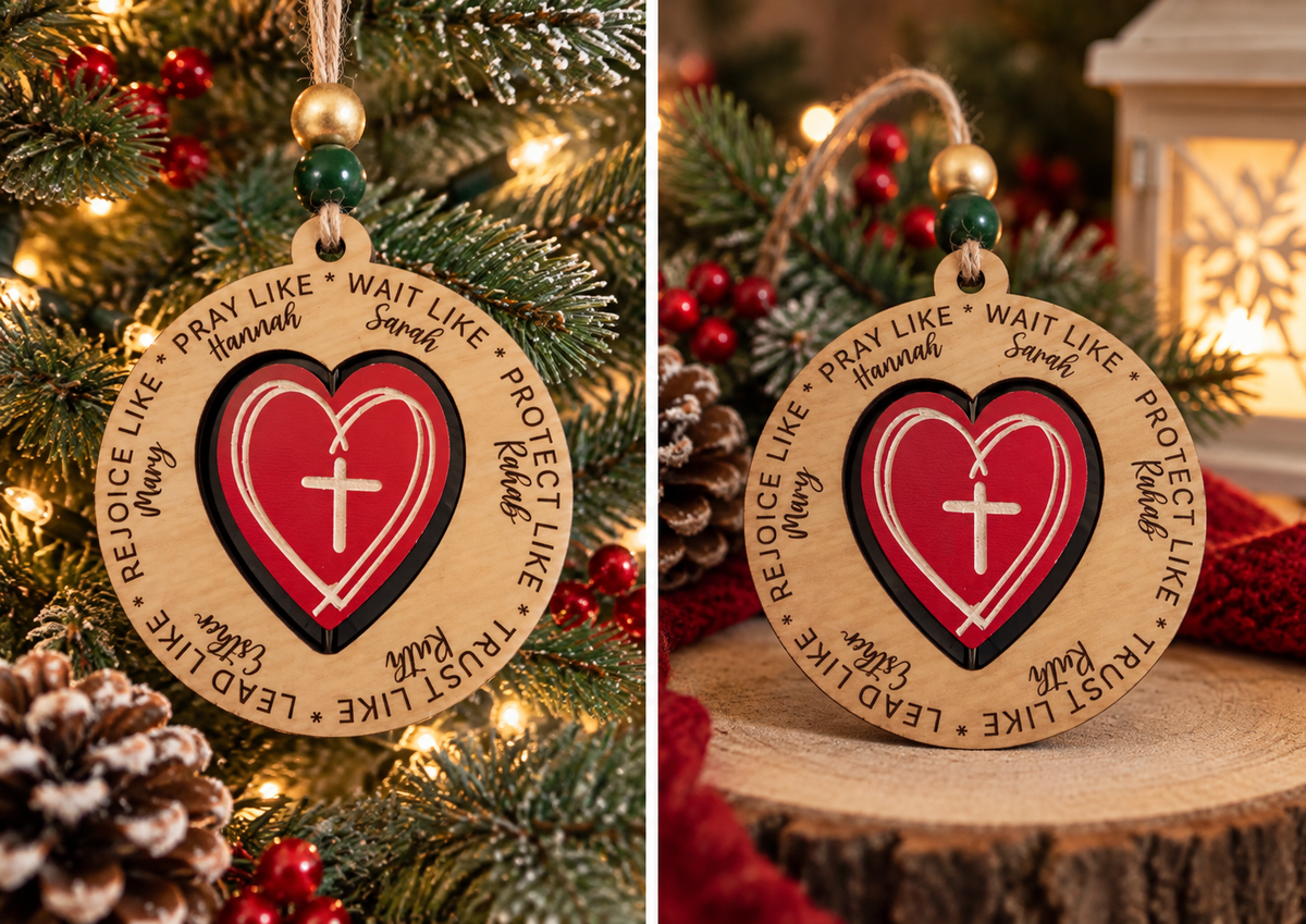 Women of God Spinner Ornament – Christian Christmas Gift