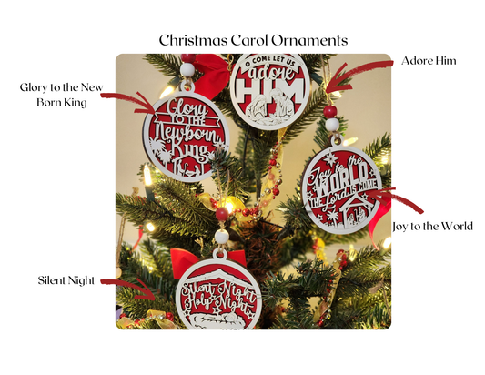 Christmas Carol Ornaments