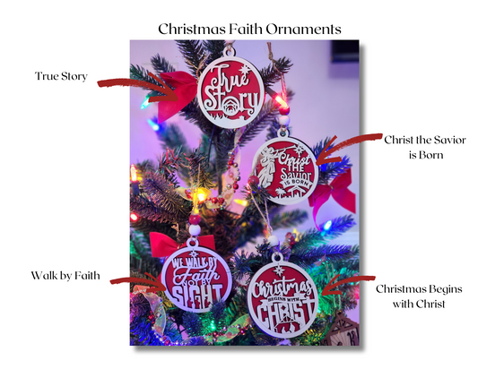 Christmas Faith Ornaments