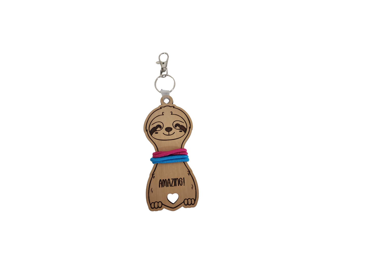 Personalized Animal Hair Tie Bag Tag
