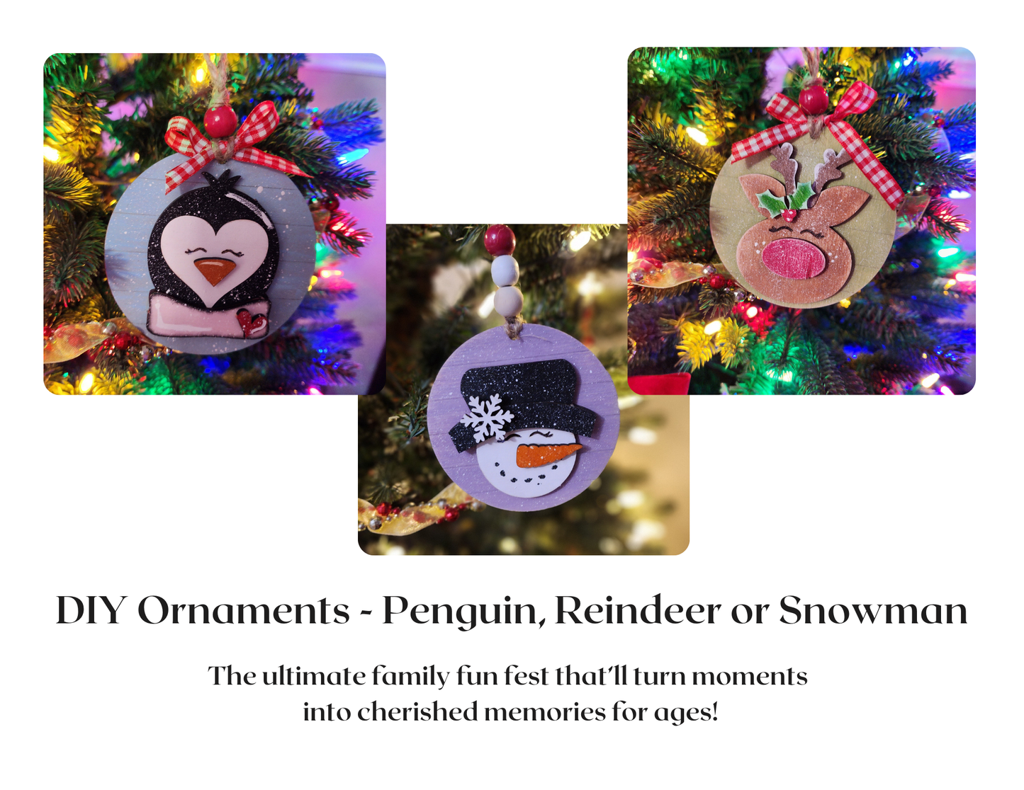 DIY Christmas Fun Ornaments