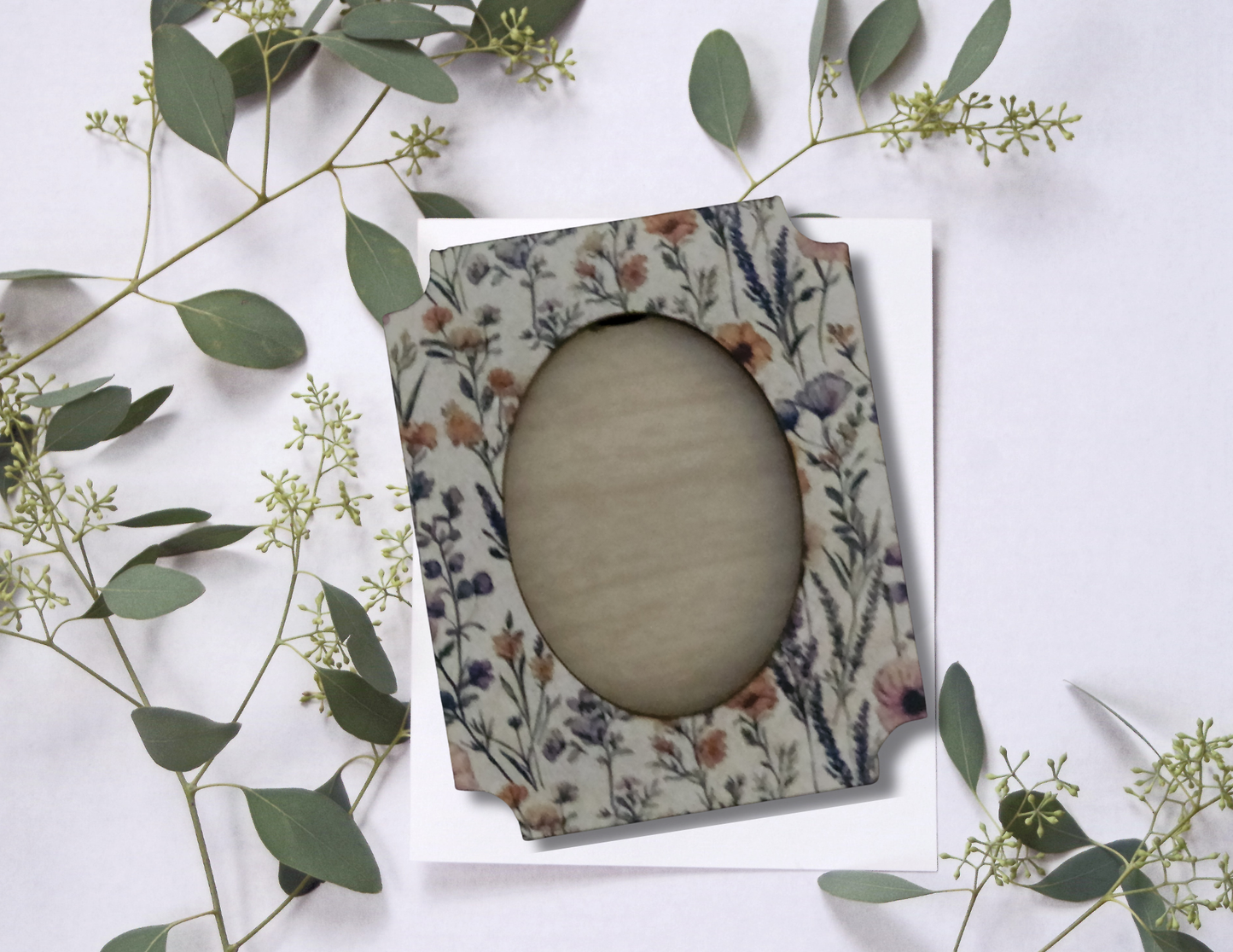 Floral Photo Frame Magnet