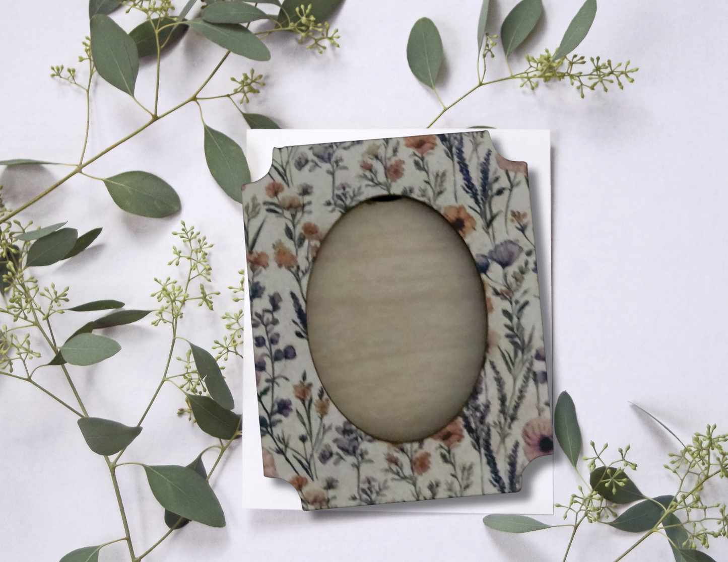 Floral Photo Frame Magnet