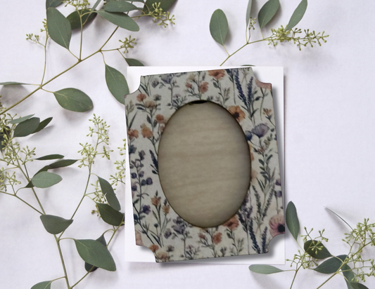 Floral Photo Frame Magnet