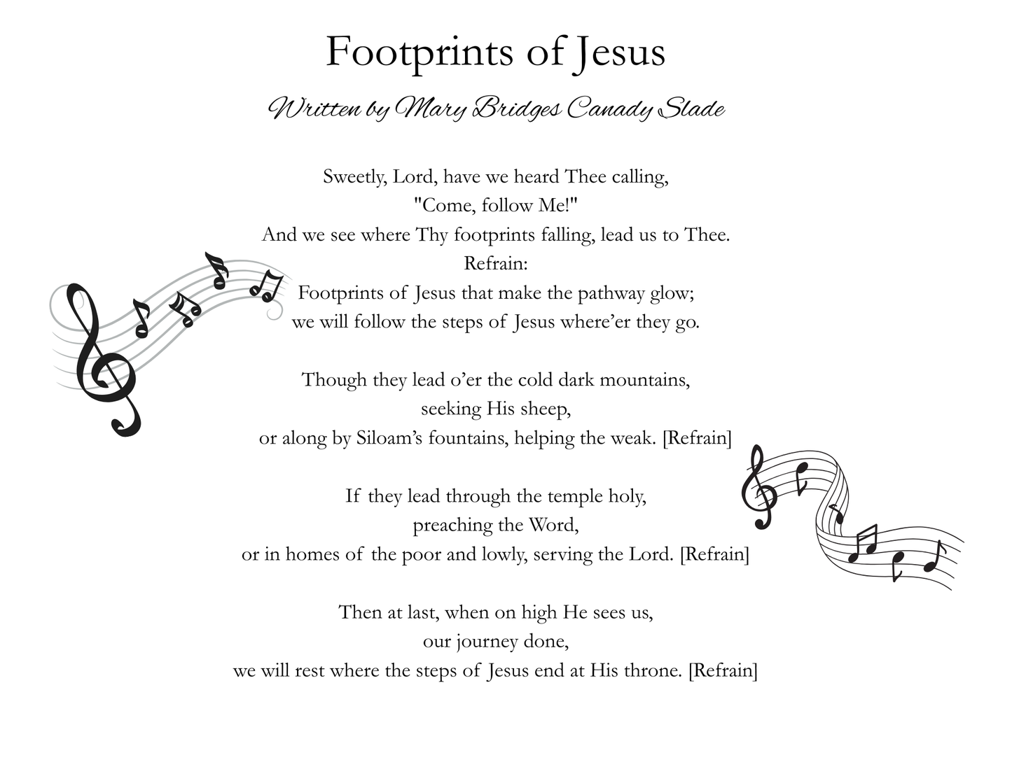 Footprints of Jesus – Inspirational Christian Faith Décor